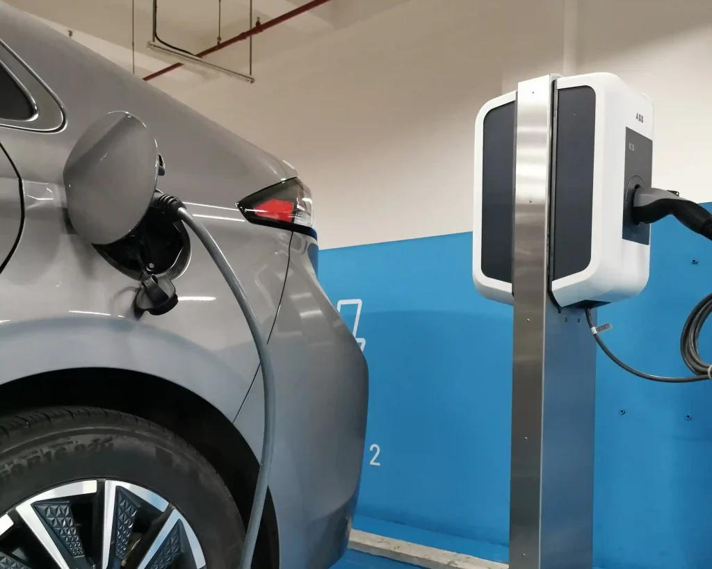 apartemen dengan ev charging station